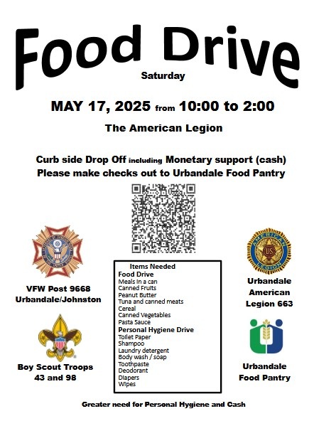 VFW food drive 250517